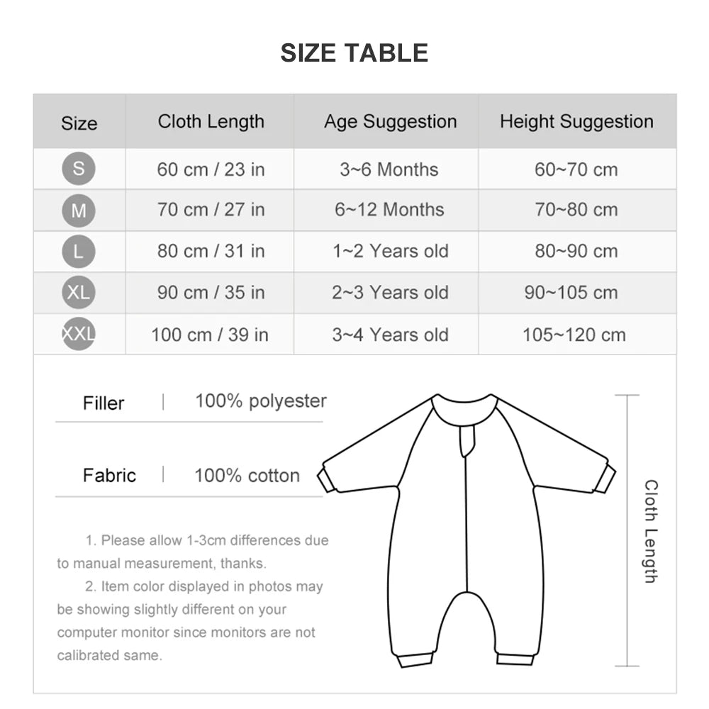 HOUSBAY – Sac de Couchage Bébé et Enfant 0-6 ans