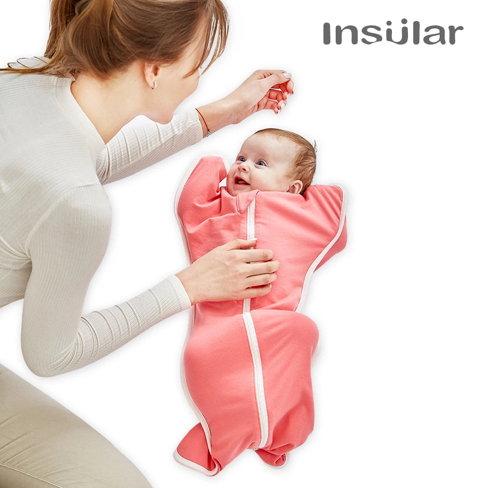 INSULAR – Sac de Couchage Bébé Quatre Saisons en Coton